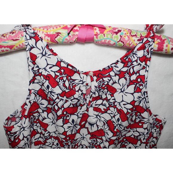 Target x Vineyard Vines Romper in Whale/ Hibiscus Pattern, Girls Size XL (14/16) - Picture 7 of 9